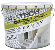 Sous-couche universelle acrylique tous supports et surfaces intérieurs 10 L - Variatech - Brico Dépôt