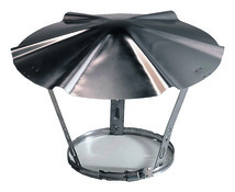 Chapeau en inox - Diamètre : 150/180 mm - Brico Dépôt
