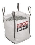 Sac big bag charge utile maxi. 500 kg 60x60x70 cm - Brico Dépôt