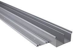 Lot de 2 rails acier L. 360 cm - laqué gris - Form - Brico Dépôt