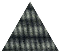 Lot de 6 triangles abrasifs pour poncer tous les matériaux de construction, 285x285x285 mm - Brico Dépôt