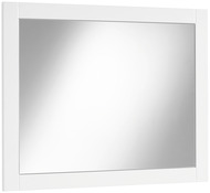 Miroir Charme blanc mat L.87,8  H.70 X Ep.18 mm. - Brico Dépôt