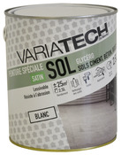 Peinture sols blanc satin pour les surfaces intérieures et extérieures abritées, 2,5 L - Variatech - Brico Dépôt