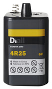 Pile Carbone Zinc 6V / 4R25 à ressort - Diall - Brico Dépôt