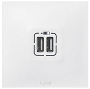 Prise double USB "Neptune" - Legrand - Brico Dépôt