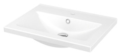 Plan vasque en céramique "Nira" - L. 60,4 x H. 12,4 x P. 45,5 cm - GoodHome - Brico Dépôt