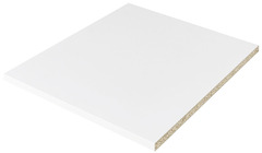 Lot de 2 tablettes blanches "Darwin" L.46,2 x P.55 x Ep.1,8 cm - Form - Brico Dépôt