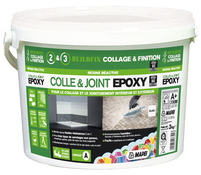 Colle et joint époxy - Blanc - 3 kg - Mapei - Brico Dépôt