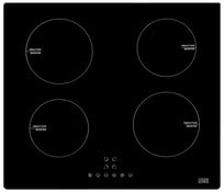 Plaque de cuisson à induction 4 zones - L. 56,5 x P. 49,5 cm - 6400 W - Cooke and Lewis - Brico Dépôt