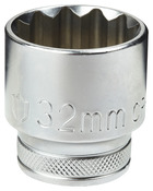 Douille simple standard 1/2" 32 mm Magnusson MT17 - Magnusson - Brico Dépôt