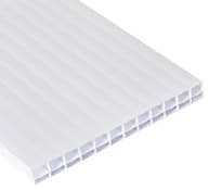 Plaque polycarbonate alvéolaire 10mm Translucide, l : 98 cm, L : 3 m -  Brico Privé