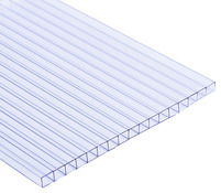 Plaque polycarbonate transparente 3 x 1m - Brico Dépôt