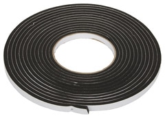 Joint mousse PVC universel - Noir - L. 6 m x l. 9 mm - Diall - Brico Dépôt