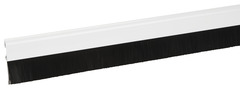Bas de porte avec brosse aspect blanc à clipser - L. 1 m x Ép. 25 mm - Diall - Brico Dépôt
