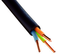 Câble électrique R2V 3G2,5 mm² noir - 25 m - Nexans - Brico Dépôt