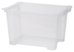 Boîte de rangement transparente 15 L  "Kaze" - Form - Brico Dépôt