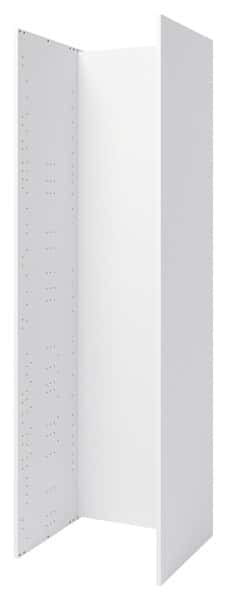 Colonne four + micro-ondes "Alpinia" imitation chêne clair l.60 x h.201 x p.57 cm + 1 porte + 1 porte avec casserolier et tiroir intérieur - Brico Dépôt