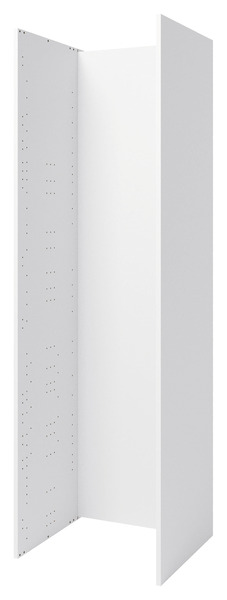 Colonne four "Alisma" gris laqué l.60 x h.201 x p.57 cm + 1 porte + 1 tiroir + 2 casseroliers - Brico Dépôt