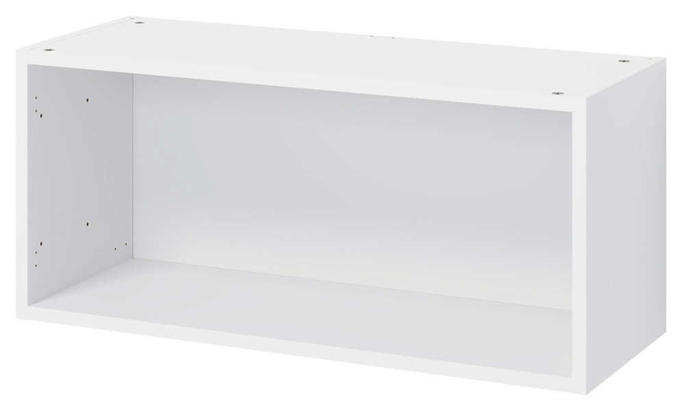 Meuble haut "Alisma" gris laqué l.80 x h.36 x p.32 cm 1 porte relevable - Brico Dépôt