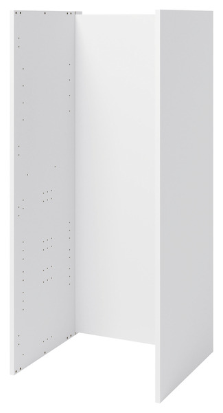 1/2 Colonne four "Chia" imitation chêne gris l.60 x h.135 x p.57 cm + 1 tiroir + 2 casseroliers - Brico Dépôt