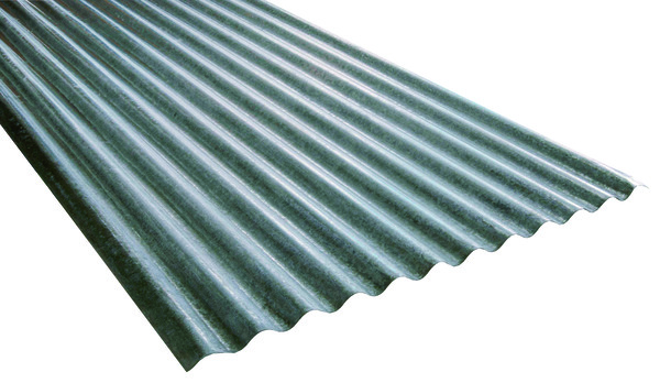 Plaque ondulée en acier galvanisé L. 200 cm l. 90 cm - Bacacier - Brico Dépôt