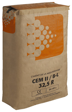 Ciment CEM II/B-L 32,5 - sac de 35 kg - Brico Dépôt