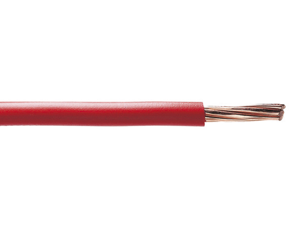 Fil électrique H07VR 10 mm² rouge - Vendu au mètre - Nexans - Brico Dépôt