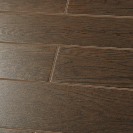 Carrelage de sol intérieur "Arrezo" marron - l. 15 x L. 60 cm - Colours - Brico Dépôt