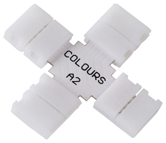 Connecteur en croix pour ruban lumineux Driggs 4cm IP20 - Colours - Brico Dépôt