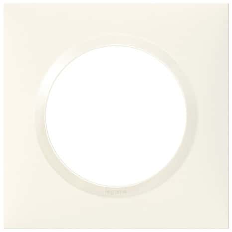 Plaque 1 poste carrée "Dooxie" blanc - Legrand - Brico Dépôt