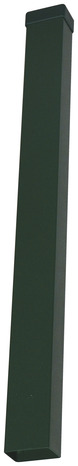 Poteau rectangulaire vert pour grillage H. 1,8 m - section 60 x 40 mm - Blooma - Brico Dépôt