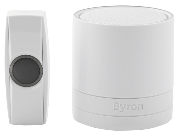 Carillon + Sonnette enfichable blancs "Byron" - Blyss - Brico Dépôt