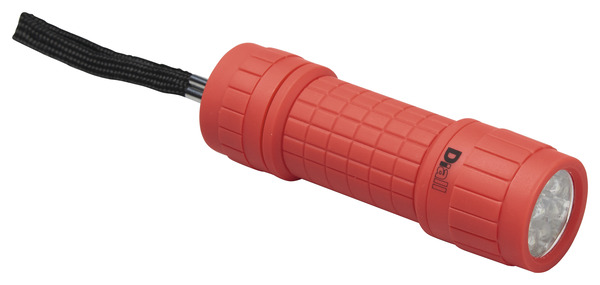 Mini torche plastique rouge LED 20 lm rouge - Diall - Brico Dépôt