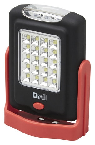 Torche carrée rouge à LED 115 lm - Diall - Brico Dépôt
