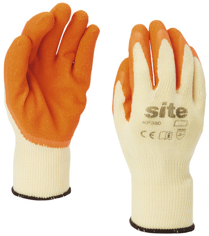 Lot de 5 paires de gants tous travaux - Orange - Site - Brico Dépôt