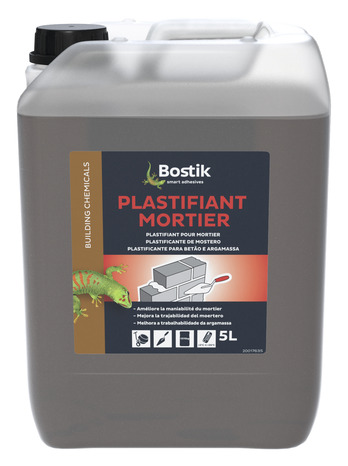 Plastifiant concentré pour mortier* - 5 L - Bostik - Brico Dépôt