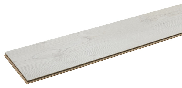 Sol stratifié à clipser aspect chêne blanc "Bilston" - L. 138,3 x l. 24,4 cm x Ép. 8 mm - GoodHome - Brico Dépôt