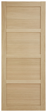 Bloc-porte plaqué chêne "CONNEMARA" H. 204 x L. 73 cm gauche - Brico Dépôt