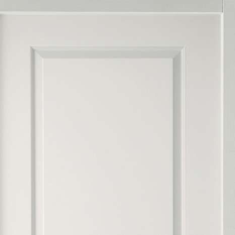 Bloc porte blanc 2 panneaux pleins "Camargue" 83 cm poussant gauche - Brico Dépôt