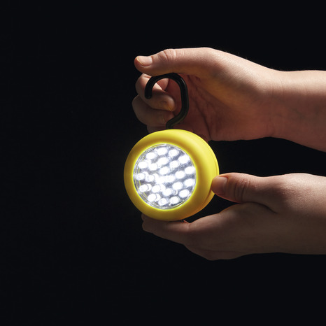 Torche ronde plastique LED 60 lm jaune - Diall - Brico Dépôt