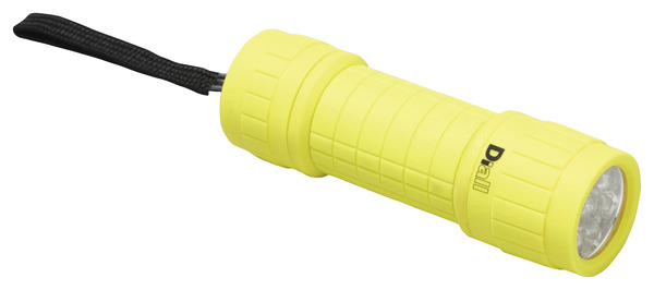 Mini torche plastique jaune LED 20 lm jaune - Diall - Brico Dépôt
