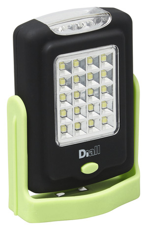 Torche carrée verte à LED 115 lm - Diall - Brico Dépôt
