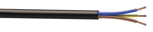 Câble électrique H07RN-F 3G6mm² noir - Vendu au mètre - Nexans - Brico Dépôt