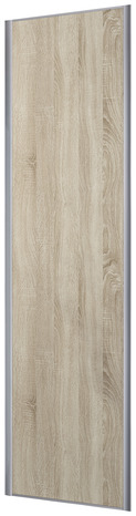 Porte de placard coulissante H. 247,5 x L. 60 cm - chêne clair - Form - Brico Dépôt