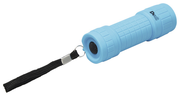 Mini torche plastique à LED 29 lm bleue - Diall - Brico Dépôt