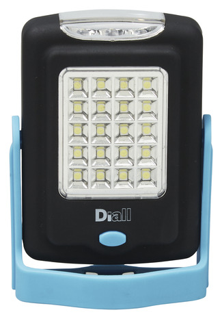 Torche carrée à LED 220 lm bleue - Diall - Brico Dépôt