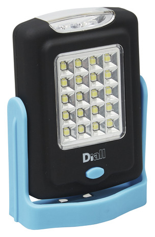 Torche carrée à LED 220 lm bleue - Diall - Brico Dépôt