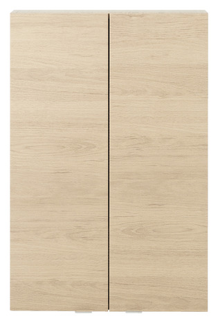 Armoire de salle de bains chêne Imandra L.60 x H.90 x P.15 cm - GoodHome - Brico Dépôt