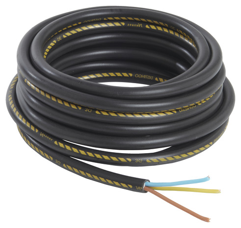 Câble électrique R2V 3G2,5 mm² noir - 5 m - Nexans - Brico Dépôt