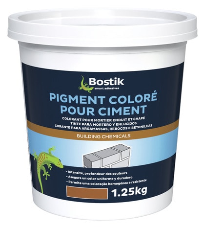 Pigment pour ciment 1.25 kg marron - Bostik - Brico Dépôt